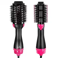 Фен-щетка для волос One Step Hair Dryer and Styler / Вращающийся стайлер для укладки волос 3 в 1 IM-63