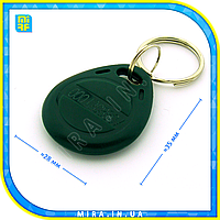 Брелок RFID TK4100 125 КГц темно зеленый