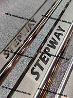Накладки на пороги RENAULT SANDERO STEPWAY *2007-2012 (Premium)