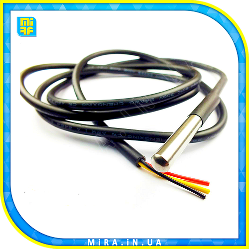 Купить Датчик температуры в защищенном корпусе Dallas DS18B20 цифровой ...