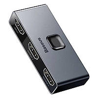 USB-Hub Baseus Matrix HDMI Switcher (2in1or 1in2) Space Gray