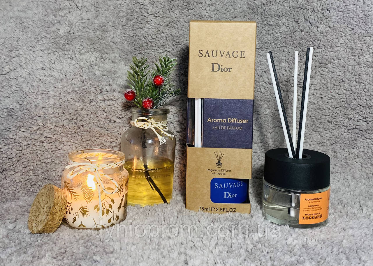 Аромадифузор для дому з ароматом парфумів Sauvage 75ml, фото 1