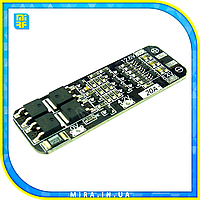 Контроллер (плата защиты) Li-ion аккумуляторов 18650 с балансировкой BMS 3s 20А V2.0