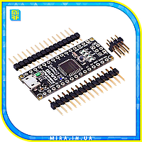 Микроконтроллер Arduino Nano 3.0 ATMega328 microUSB ножки не распаяны RobotDyn