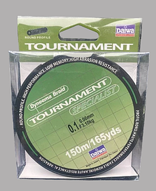 Шнур для риболовлі Daiwa Tournament Specialist Green x4 150m (#0.1) 0.06мм/3.1kg