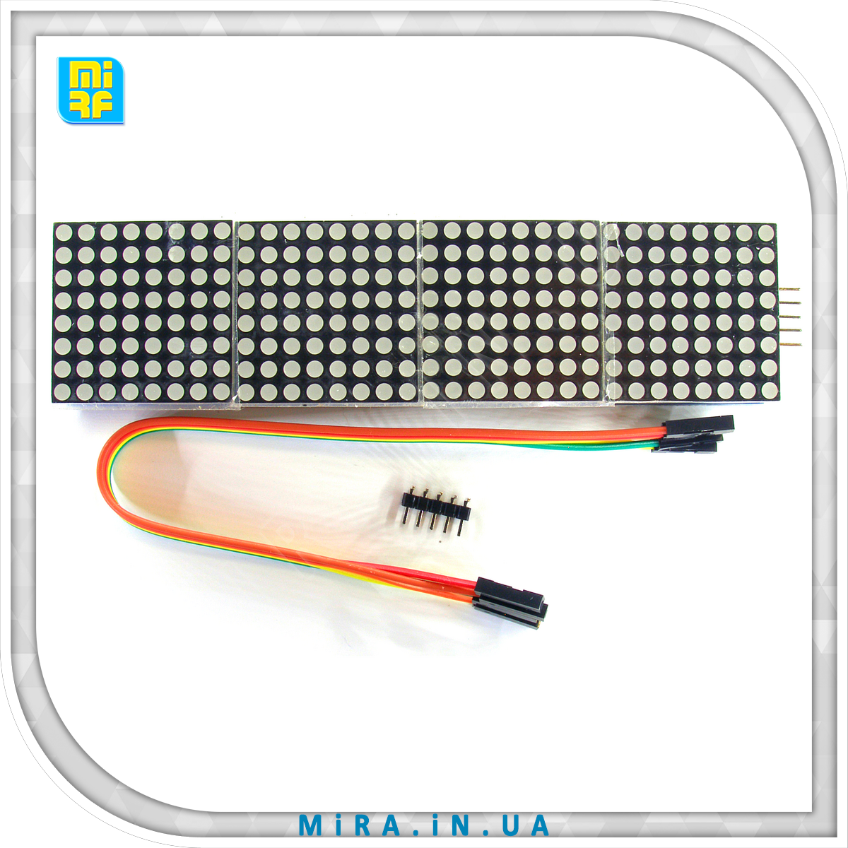 Модуль MAX7219 светодиодная матрица 8х32 красная - фото 2 - id-p1734252082