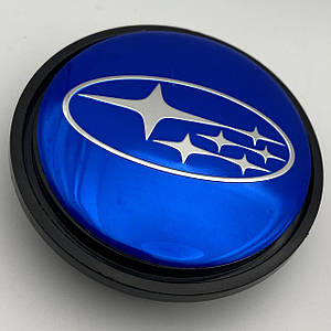 Ковпачок Subaru 65мм 56 мм синій