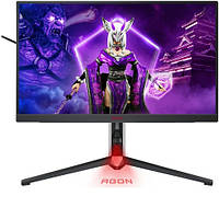 Монитор TFT 27" AOC AGON AG274QXM QHD IPS MiniLED 170Гц 0.5мс 2хHDMI DP USB-C USB-hub HAS колонки 2560x1440