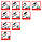 Набір борфрез Pilim 20 шт. 3х3 & 6х3 (B, C, D, E, F, G, H, L, M, N), фото 4