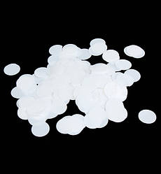 Конфетті, метафан "Disc", вага - 50 г, розмір - 15 мм, колір - білий