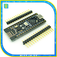 Микроконтроллер Arduino Nano 3.0 ATMega328 CH340 microUSB с NRF24l01+ 2,4G ножки не распаяны