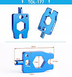 Ключ 4 в 1 Deemount TOL-177 для розбирання штуцерів накачування Presta&Schrader, фото 2