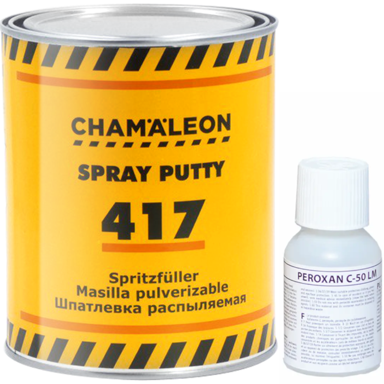 Шпаклівка розпилювана Chamaleon 417 Spritzfüller,, 1 л, фото 1