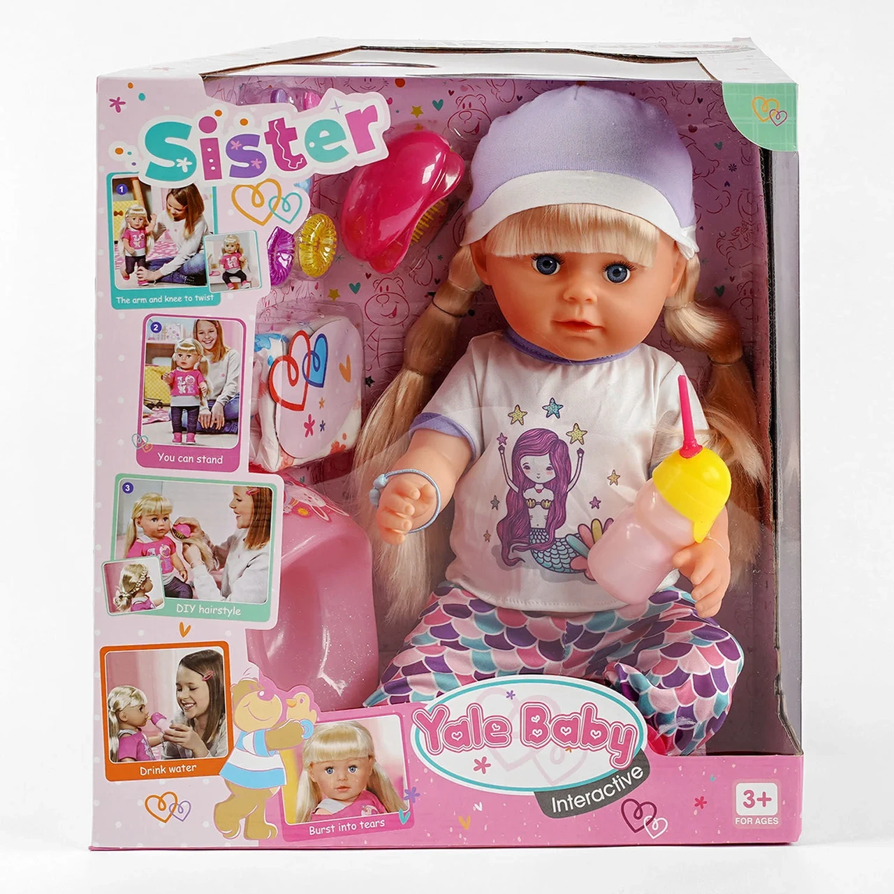 Пупс BLS 007 K (6) 6 функцій, з аксесуарами, в коробці