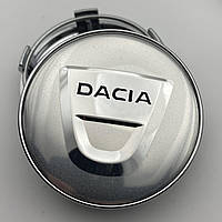 Колпачок Dacia дачиа серебро хром 60 мм 56 мм