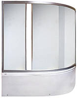 Штора на ванную KO&PO 4038 (150) F 145х150 см ассиметричная левая матовое стекло