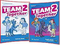 Team Together 2. Pupil's+Activity Book. Комплект книг з англійської мови. Підручник+Зошит. Pearson