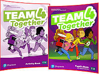 Team Together 4. Pupil's+Activity Book. Комплект книг з англійської мови. Підручник+Зошит. Pearson