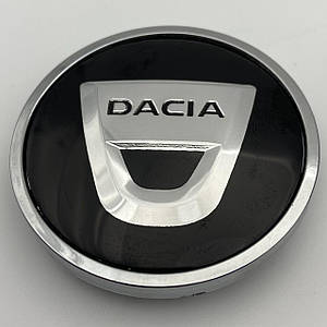 Ковпачок Dacia чорні/хром 63 мм 59 мм