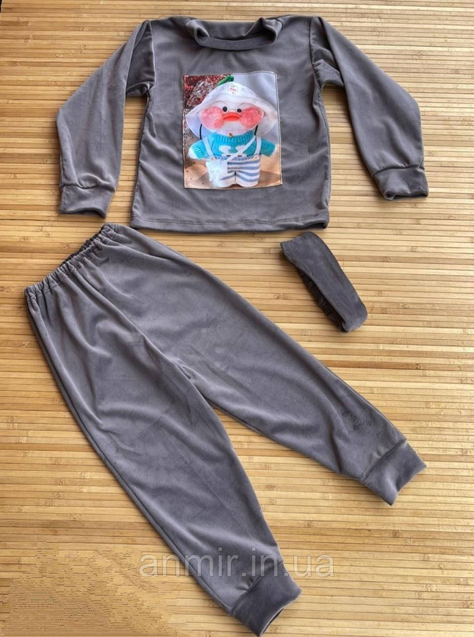 Спортивний костюм дитячий велюровий УТК для дівчинки 4-7 років, колір уточнюйте під час замовлення