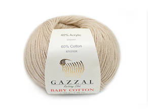 Gazzal Cotton Baby, Бежевий №3446