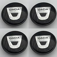 Колпачки Dacia серебро/хром 60мм 56 мм