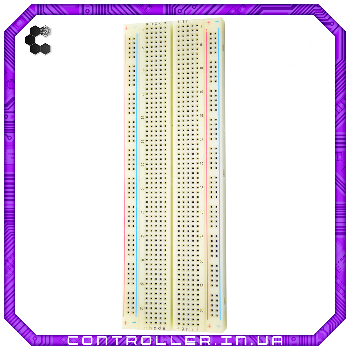 Безпайкова макетна плата MB-102 830 пікселів, фото 1