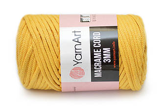 YarnArt Macrame Cord 3 мм, Жовтий №764