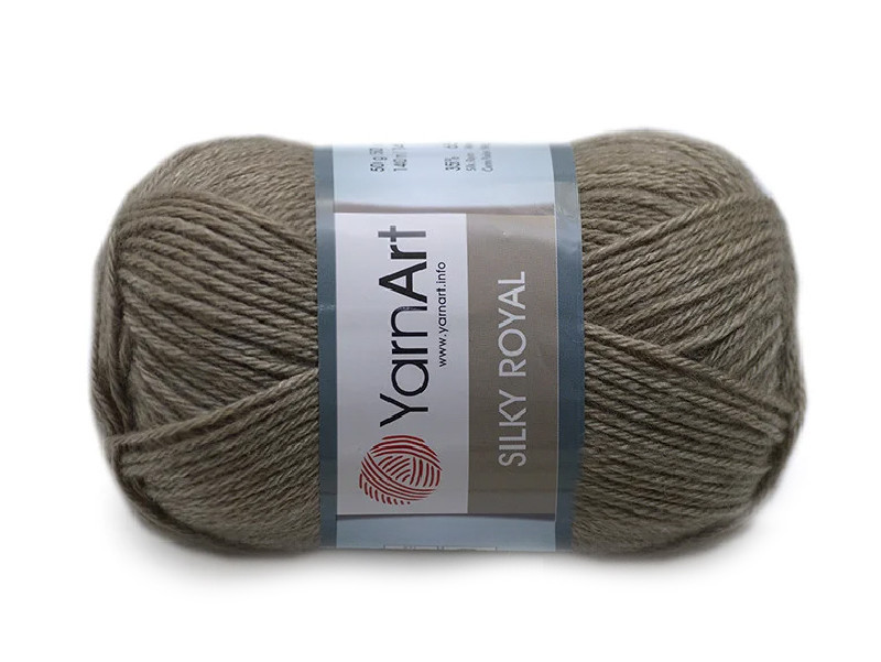 YarnArt Silky Royal, Темно-бежевий №442, фото 1