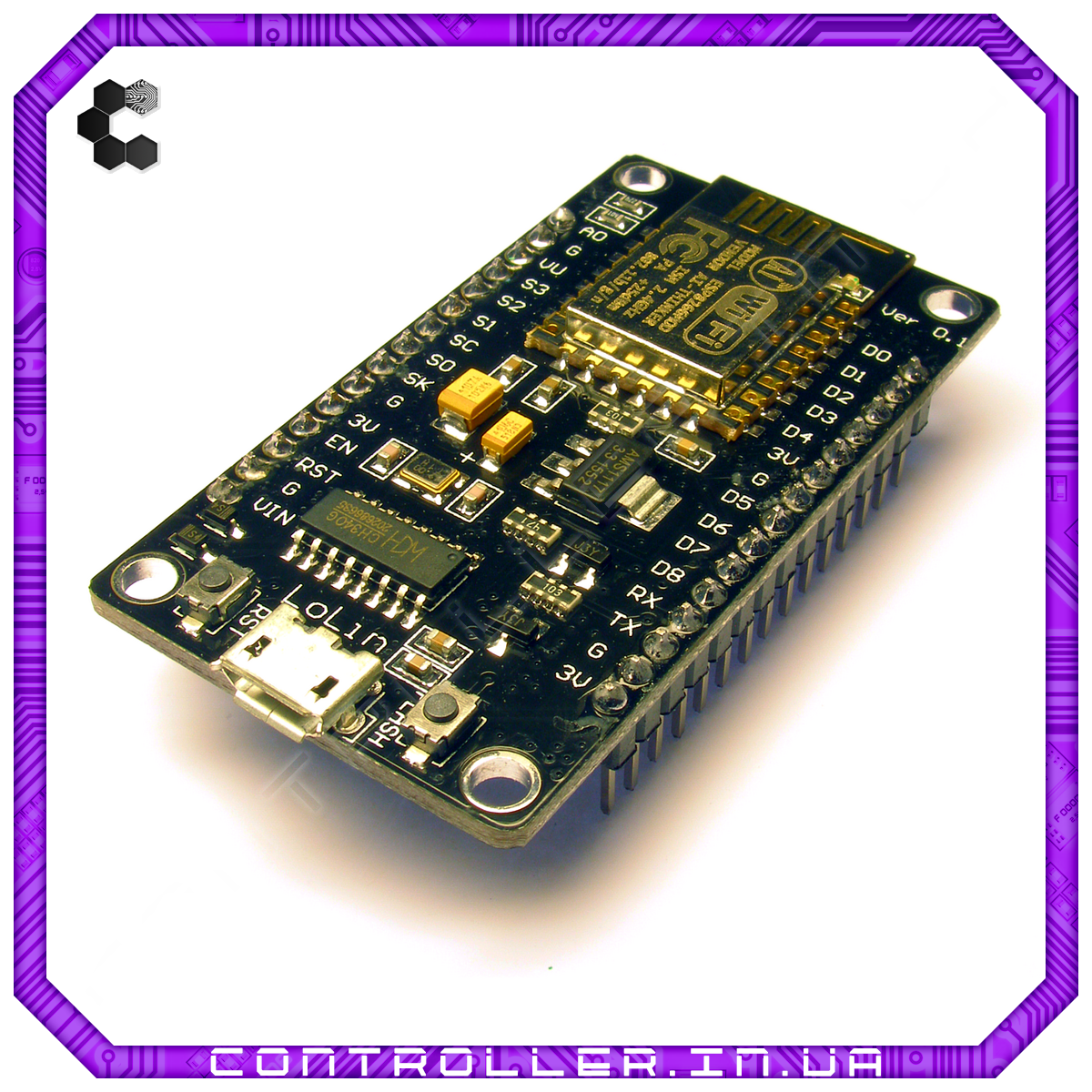 Мікроконтролер NodeMCU V3 ESP8266 (CH340)