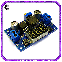 Перетворювач знижувальний DC-DC LM2596 із вбудованим вольтметром