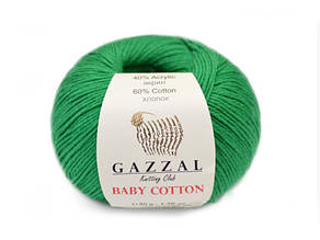 Gazzal Cotton Baby, Зелений №3456