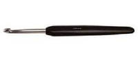 Крючок алюминиевый 4.50мм с черной ручкой, KnitPro
