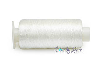 Нитка для вишивання бісером, Біла 200м