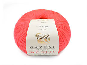Gazzal Cotton Baby, Півонія №3458