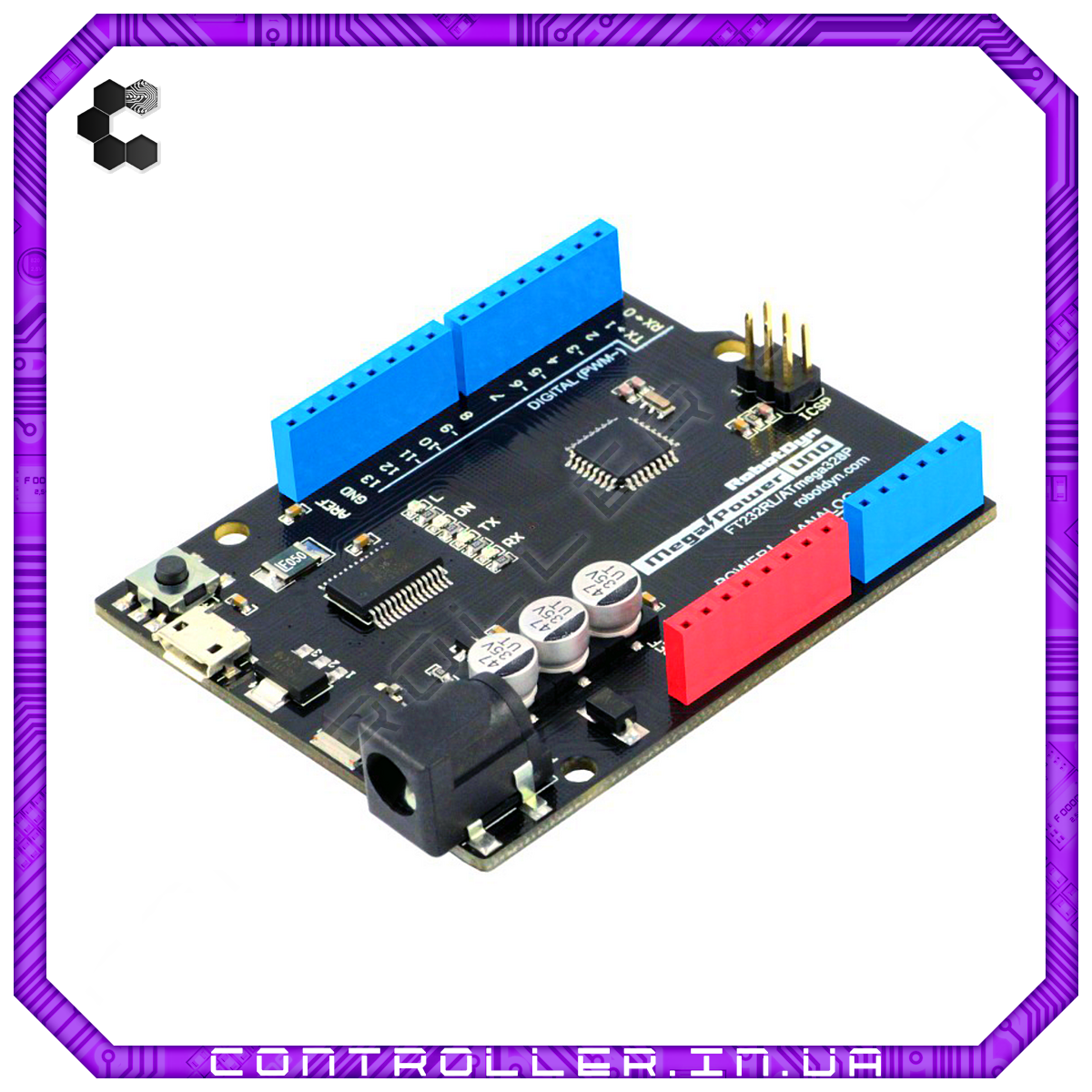 Купить Arduino UNO R3 MegaPower RobotDyn