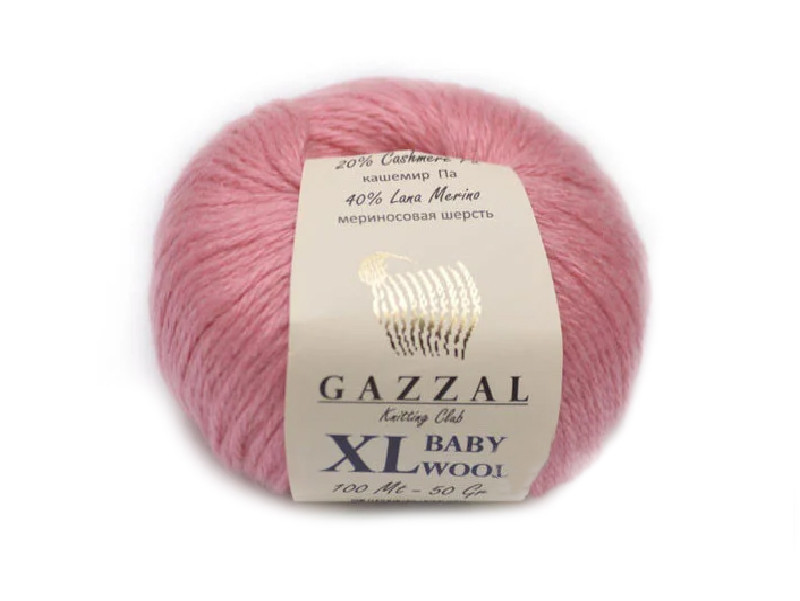Gazzal XL Baby Wool, Персиковий No834