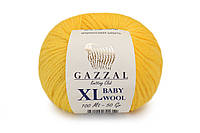 Gazzal XL Baby Wool, Желтый №812