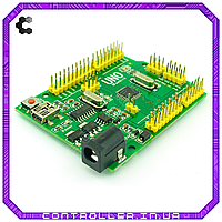 Мікроконтролер Arduino UNO R3 ATMega328P MiniUSB Green