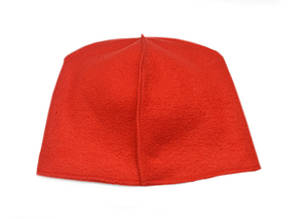 Підкладка для шапки, 50см, Червона