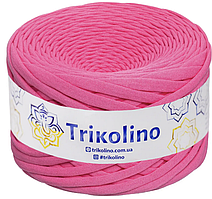 Трикотажна пряжа Trikolino (7-9мм) - рожевий фламінго