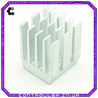 Радіатор алюмінієвий для A4988 9х9х12мм