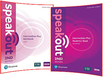 Speakout Intermediate Plus. Student's+Workbook. Комплект книг з англійської мови. Підручник+Зошит. Pearson