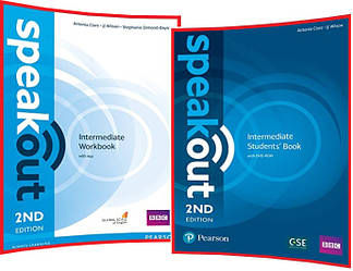 Speakout Intermediate. Student's+Workbook. Комплект книг з англійської мови. Підручник+Зошит. Pearson