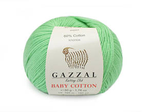 Gazzal Cotton Baby, Салатовий №3466