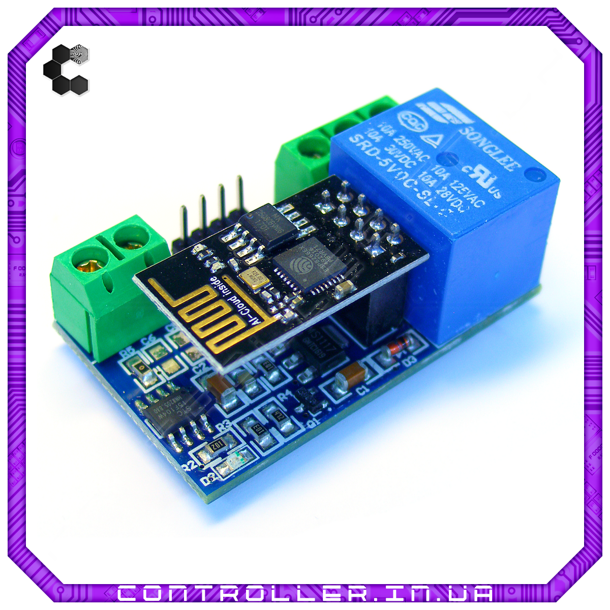 Модуль ESP8266 Wi-Fi з реле