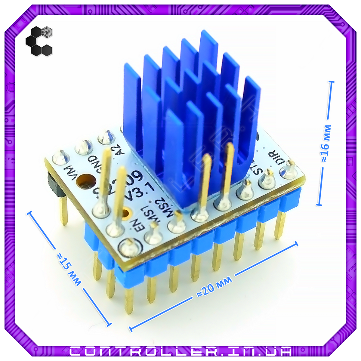 Драйвер крокового двигуна TMC2209 V3.1