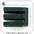 Алюмінієвий радіатор для A4988 9х9х12мм, чорний, фото 3