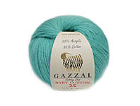 Gazzal Baby Cotton-25, Бирюзовый №3426