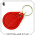 Брелок RFID/NFC Mifare Mf1 S50 13.56 MHz червоний, фото 2